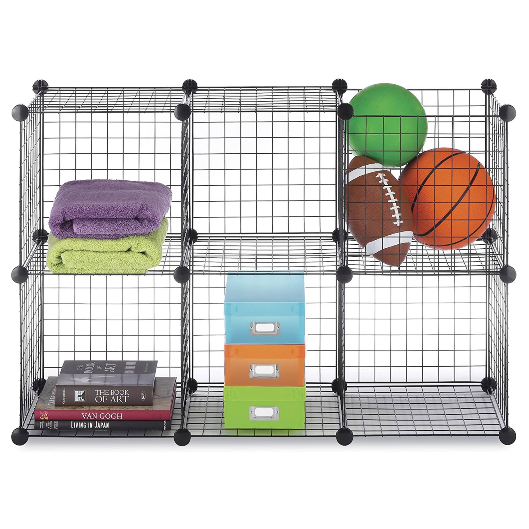Whitmor Wire Storage 6 Cubes Set